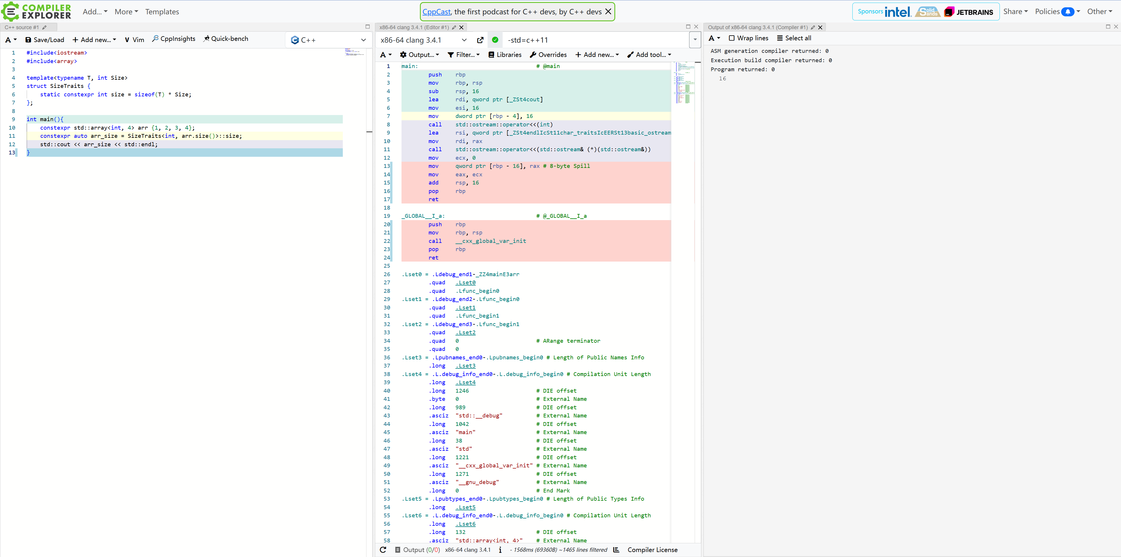 C++中的initializer_list获取列表长度并用于模板参数的编译期计算小示例 | D2learn Forum